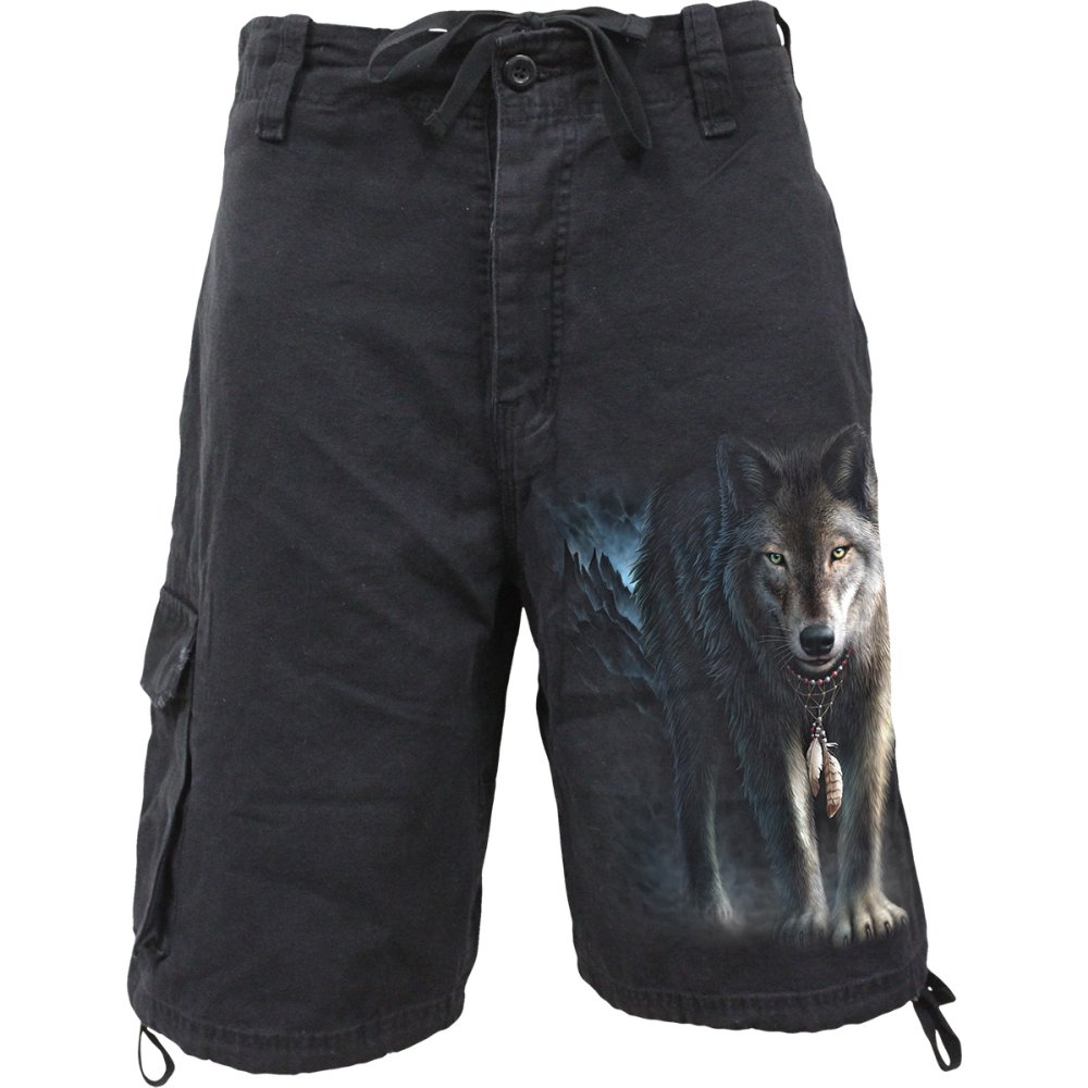 Spiral - From Darkness Cargo Shorts - Black